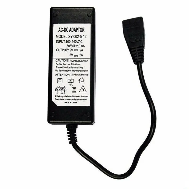 12V/5V 2.5A USB to IDE/SATA Power Supply Adapter Hard Drive/HDD/CD-ROM AC DC