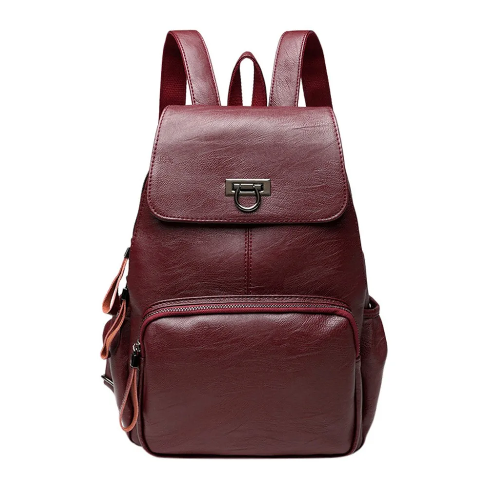 Женский рюкзак 2019 для отдыха кожаный модный школьный рюкзак женская большая емкость Плечи Сумка дорожная K429