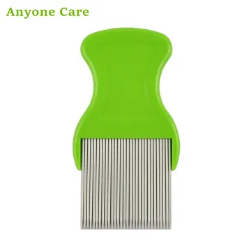 

6pcs/lot High Quality Export USA Superdensity Anoplura Fleas comb pins cheopis Cootie Stainless Steel Lice Comb