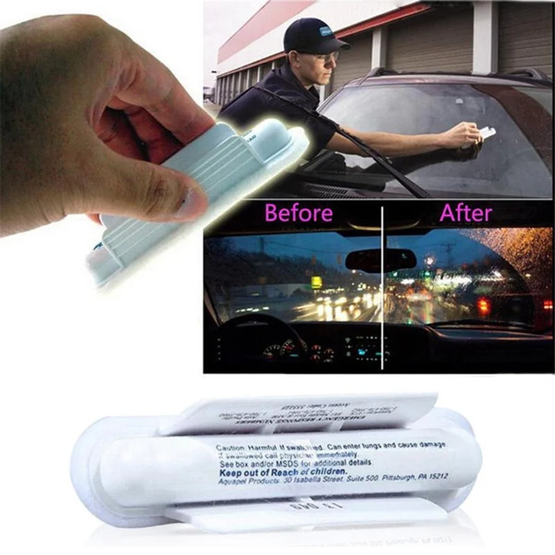 

1 Pc Universal Anti Rain Car Windshield Wipers Blue Soft Absorbent Wash Cloth Car Windshield Glass Water Rain Repellent