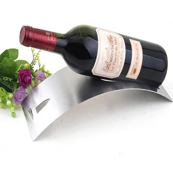 

Creative Bar Accessories Stainless Steel Wine Holder Europe Fashion Wine Bottle Storage Holder Free Shipping