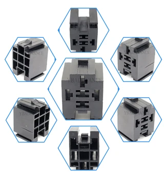 

6.3mm Universal Car Socket 5 Pin Automotive Electrical Connector For Auto