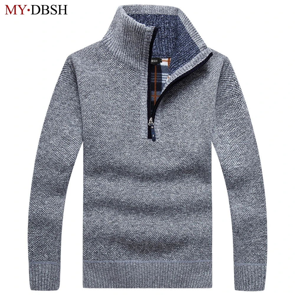 Mens Pullover Sweaters Autumn Winter Style Casual knitwear Pullovers Turtleneck Classic Men's 