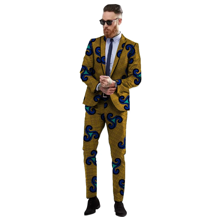 4833 22 De Réductiongrande Taille Personnalisé Pour Hommes Costumes Pour Mariage Africain Homme Tenues Décontracté Hommes Robe Costumes 2 Peiece