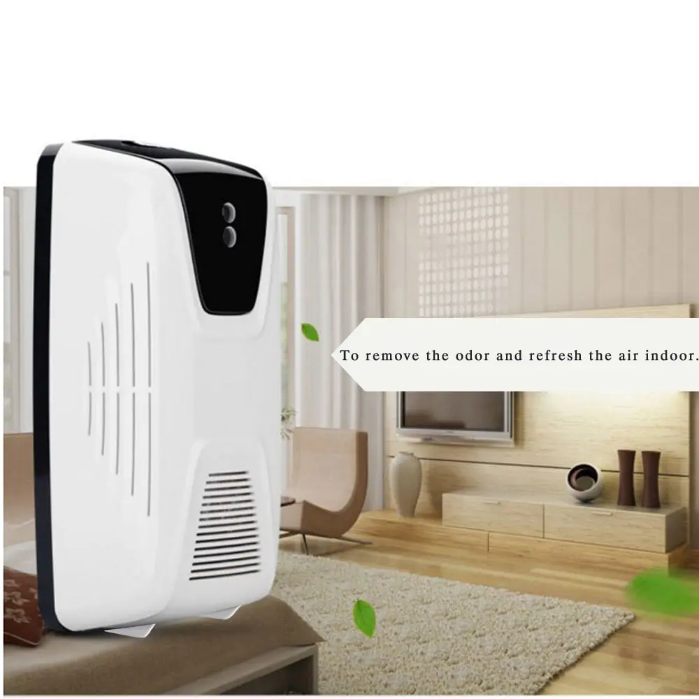 

Aerosol Dispenser Automatic Air Freshener Dispenser Use Essential Oil or Perfume Refillable Aerosol Dispenser for Home Hotel