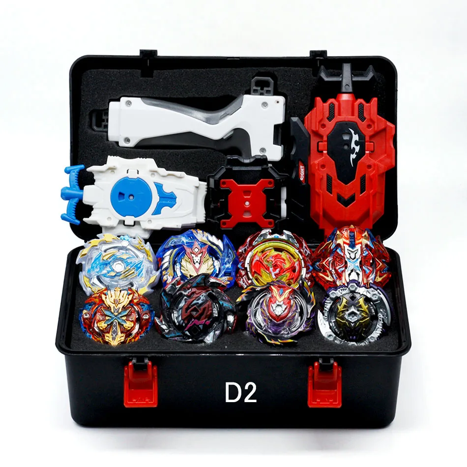 Набор топов пусковых устройств Beyblade Toupie Metal God Burst spinning top Bey Blade Blades Toy bay blade bables - Цвет: D2