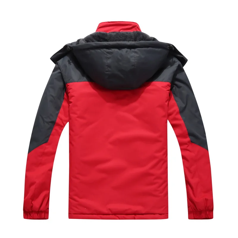 Sfit женская уличная куртка с капюшоном плюс размер плюс бархатное Стеганое пальто альпинистская водонепроницаемая и быстросохнущая теплая куртка