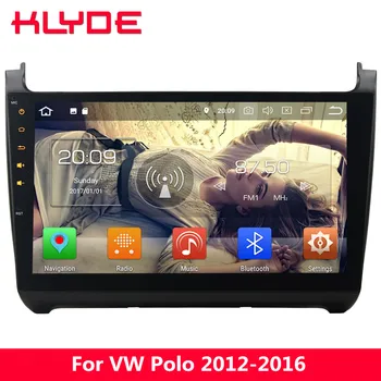 

KLYDE 10.1" IPS 4G Octa Core PX5 Android 8 4GB RAM 32GB ROM Car DVD Player Radio GPS Navigation For Volkswagen VW Polo 2012-2018