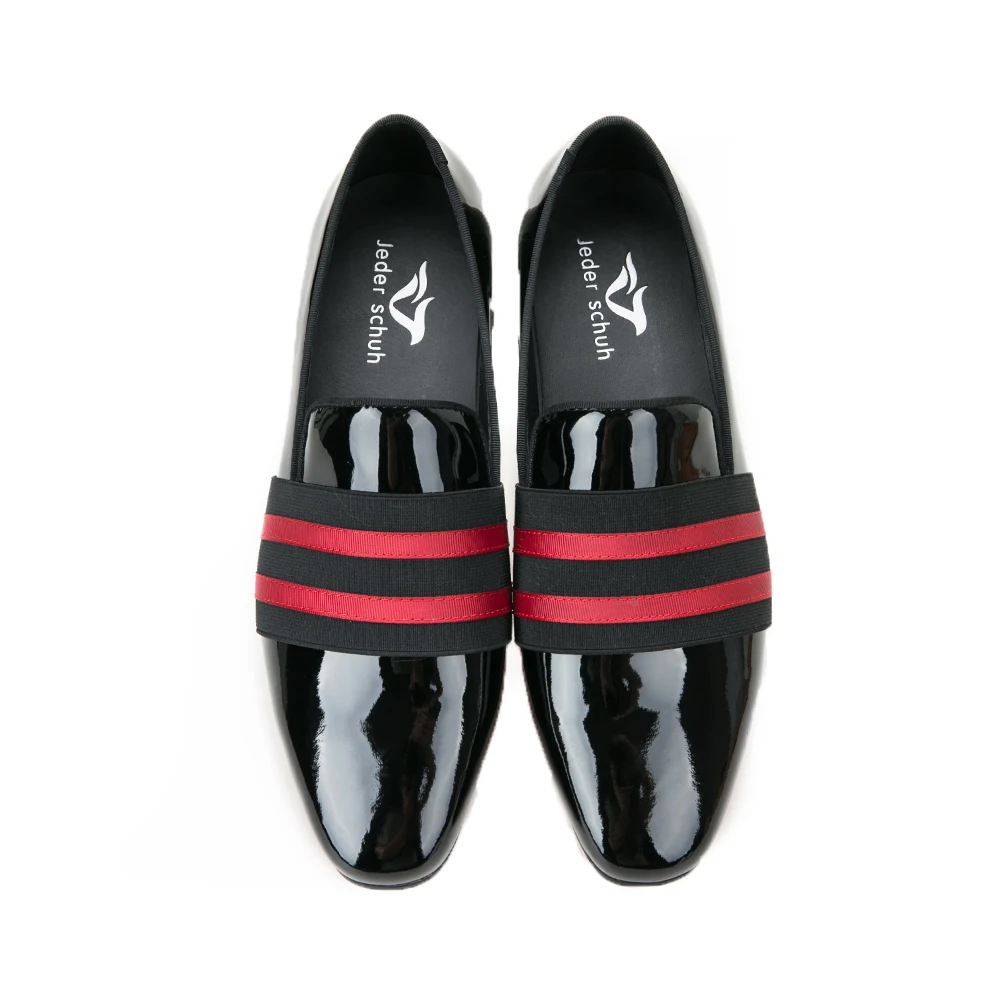 Мужские туфли на шнурках Jeder Schuh кожаные лоферы ручной работы из лаковой кожи