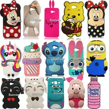 

3D Cute Minnie Judy Honey Bear Cat Stitch Pig Silicone Back Cover For Samsung Galaxy J5 Prime J7 Prime Phone Cases Coque Fundas