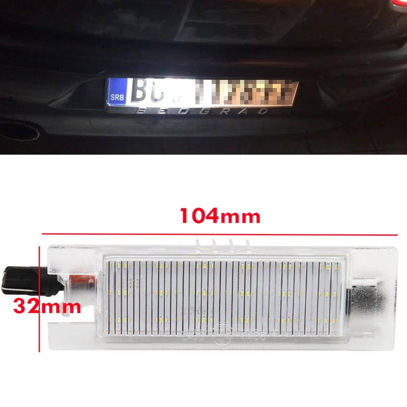2x Canbus Led Number License Plate Light Car Replacement