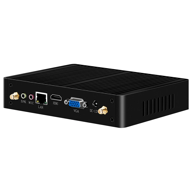 HLY Мини ПК Core i3 7100U i5 7200U 4210Y безвентиляторный ПК мини Windows 10 HDMI 480 ГБ SSD HTPC TV корпус Wifi USB микро компьютер