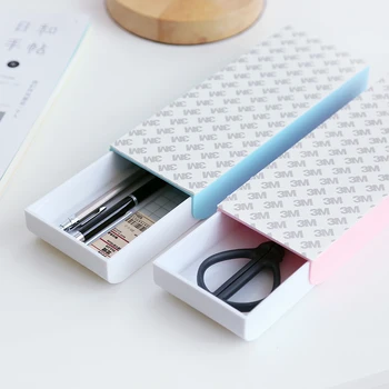 

Cute Pink Pencilcase Drawer pencil case for school girls desk Organizer stationery pop-up pencil box student office supplies