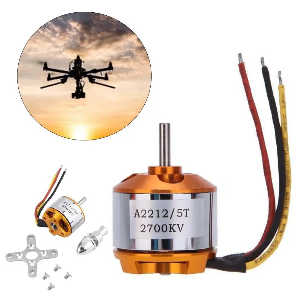 1x A2212 2700Kv Brushless Outrunner Motor For Airplane Aircraft Quadcopter RC brushless motors rc hobby store STA 4pcs a2212 1400kv brushless outrunner motor for rc quadcopter multi copter x kk aircraft