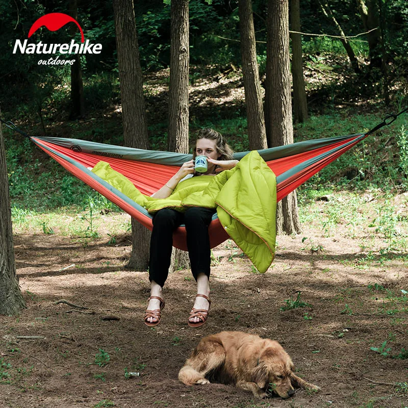 Naturehike 1/2 человек Сверхлегкий один двойной гамак Открытый Отдых Досуг висит спальный кровать сетки от комаров