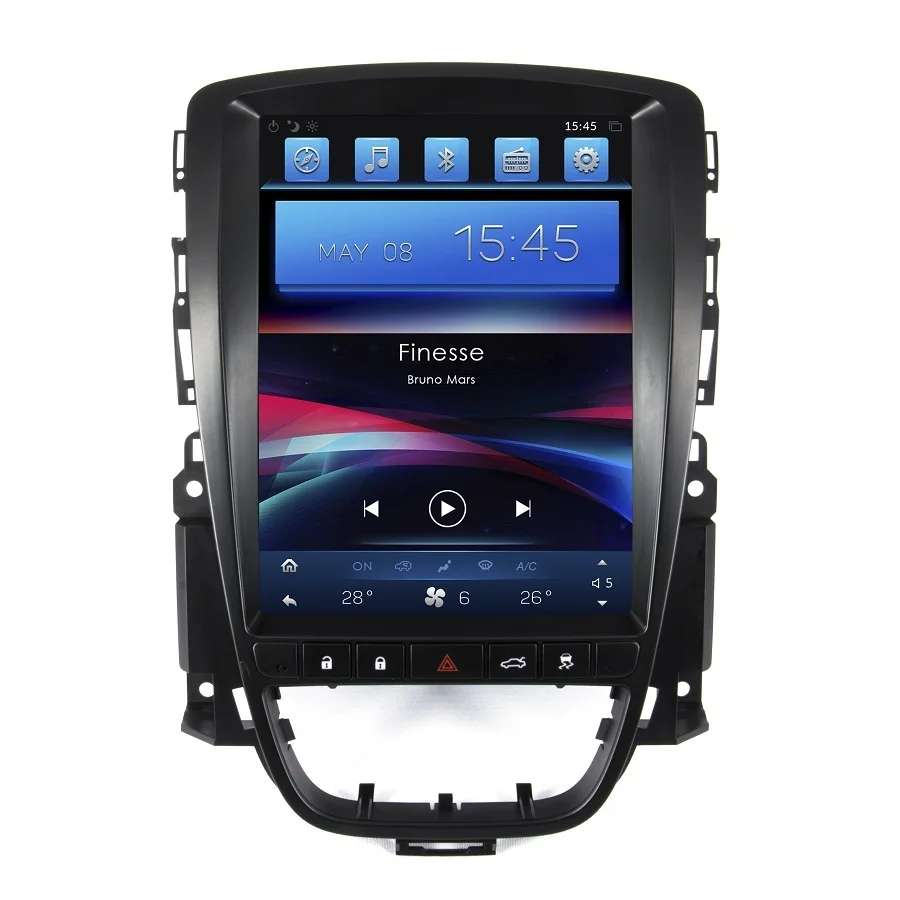 Otojeta вертикальный экран tesla четырехъядерный 32 Гб rom Android 7,1 Автомобильный мультимедийный gps радио плеер для opel astra J cd300 cd400 2010