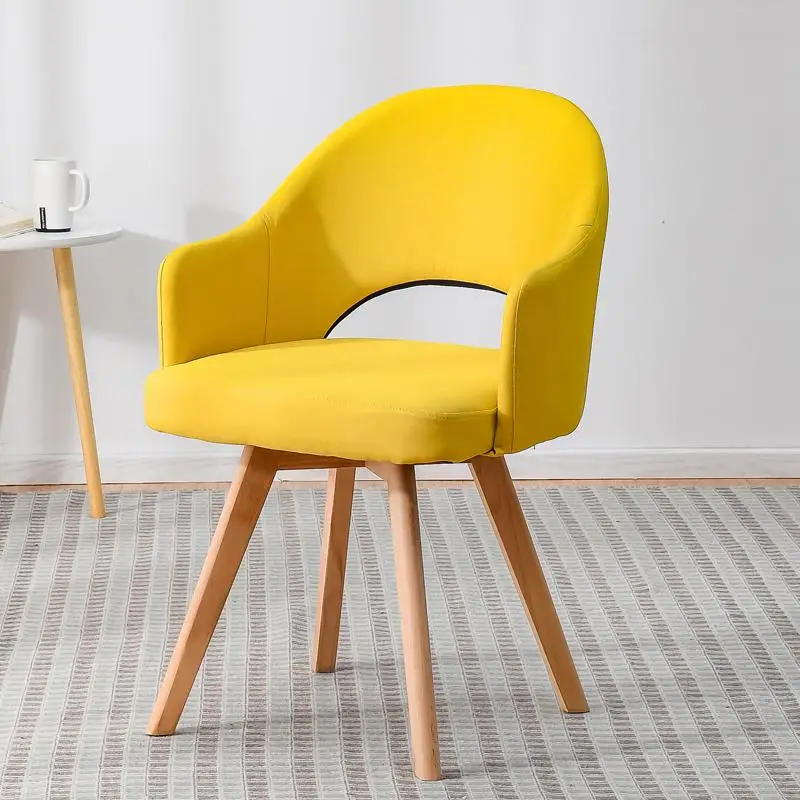 Современные минималистичные ленивые домашние стулья из твердой древесины, ресторанное кресло с спинкой, обеденное кресло, обучающее простое офисное кресло - Цвет: style6
