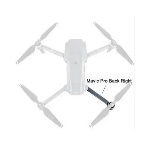 Mavic 2 right back Аксессуары для DJI mavic 2 pro левая-Передняя правая-передняя левая-задняя правая-задняя рукоятка с бесщеточным Мотором для DJI mavic 2 pro запчасти - Цвет: Mavic 2 right back