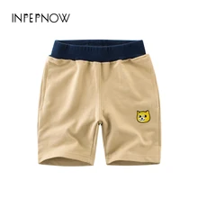 INPEPNOW детские шорты с принтом животных для мальчиков, штаны для маленьких девочек летние спортивные брюки из хлопка детская одежда DK-CZX19