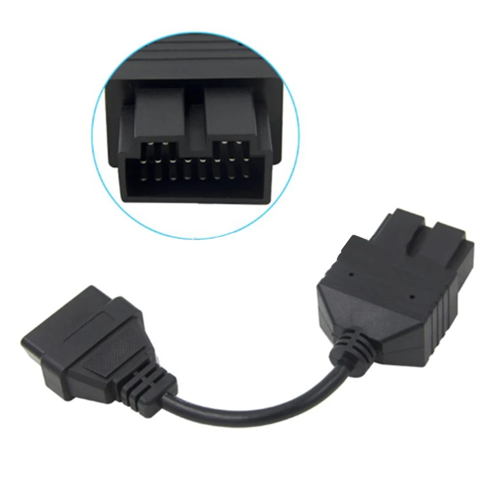 OBD 2 кабель для KIA 20 Pin до 16 OBD2 диагностический инструмент сканер Код считыватель