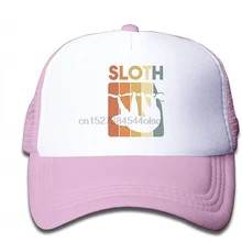 1980's Ретро Ленивец Cilmbing сетки бейсбольная Кепка для детей мальчиков девочек Регулируемая Гольф Дальнобойщик шляпа