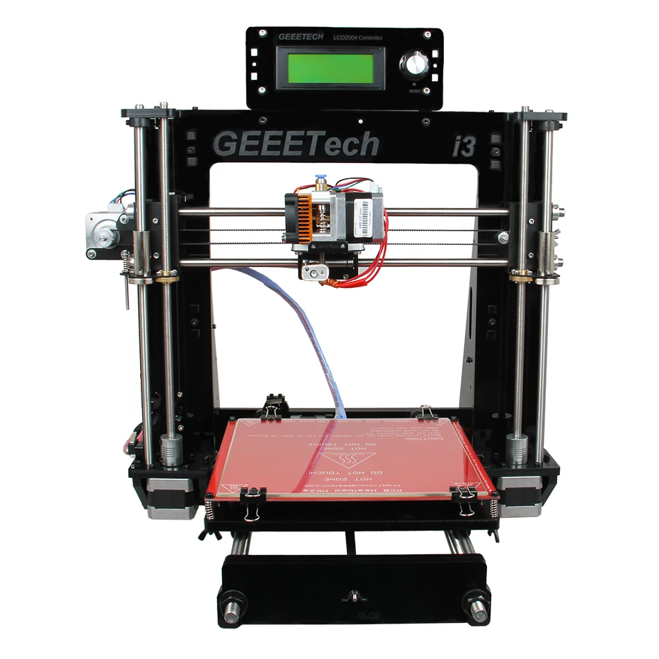 Geeetech I3 3D Printer Kits Open Source 8mm Acrylic Frame Desktop Reprap MK8 Extruder LCD2004 Free Black Geeetech I3 3D Printer Kits Open Source 8mm Acrylic Frame Desktop Reprap MK8 Extruder LCD2004 Free Black