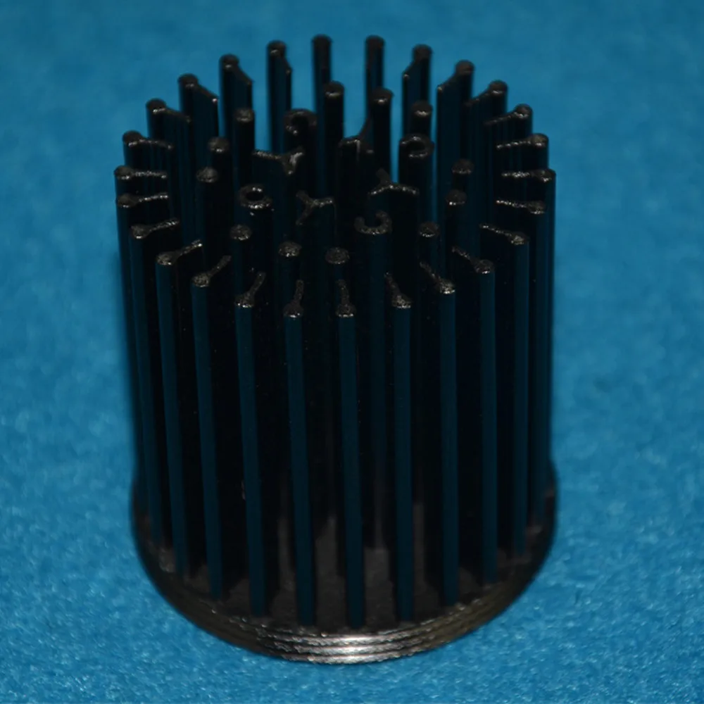 5 шт. DIY светодиодный радиатор A1070 чистый алюминий D52* H25mm радиатор для 3 Вт-20 Вт светодиодный чип Cob кулер охлаждения