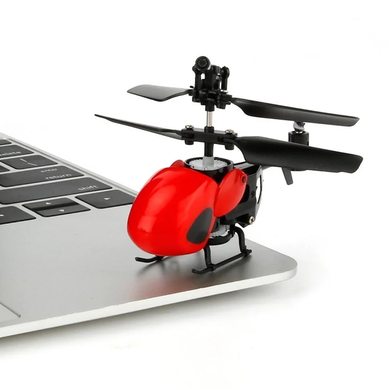 Mini RC Helicopter USB Charging Infrared Control Aircraft Toy for Kids