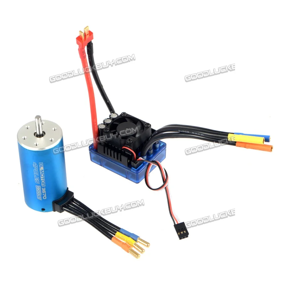 

3670 1900KV 4P Sensorless Brushless Motor for 1/8 1/10 RC Car Truck