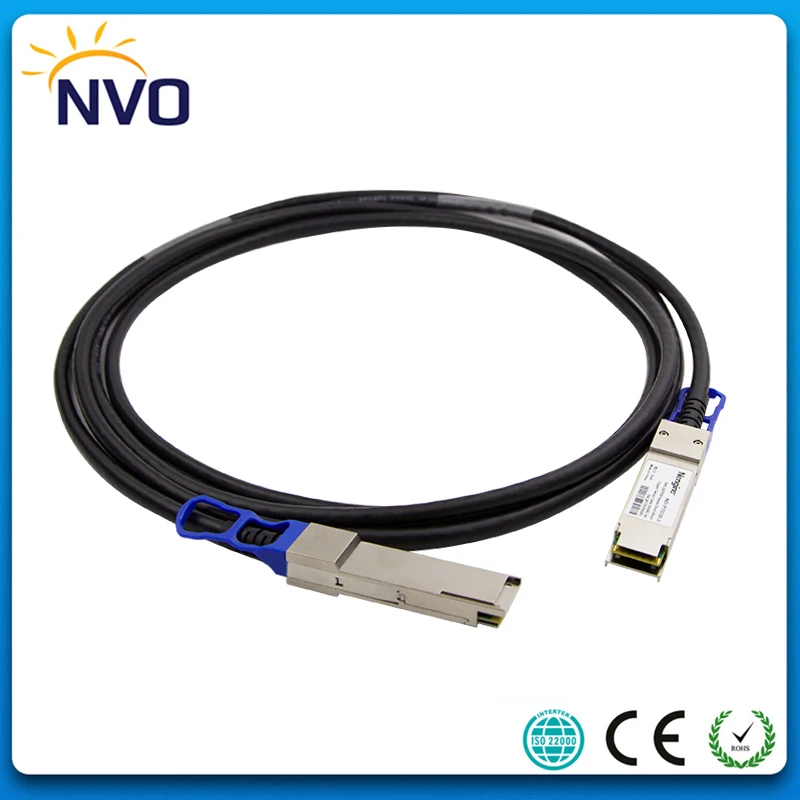 100 ГБ QSFP28 к QSFP28 пассивный прямой Twinax медный кабель, 30AWG 2 м QSFP28 ЦАП медный кабель