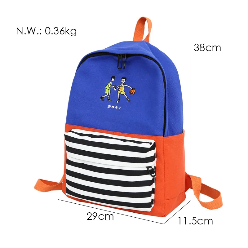 Menghuo School Backpacks for Teenage Girls Emboridery Women Canvas Backpack Female Cute Japan and Korean Backpack Travel BagsG11A6330