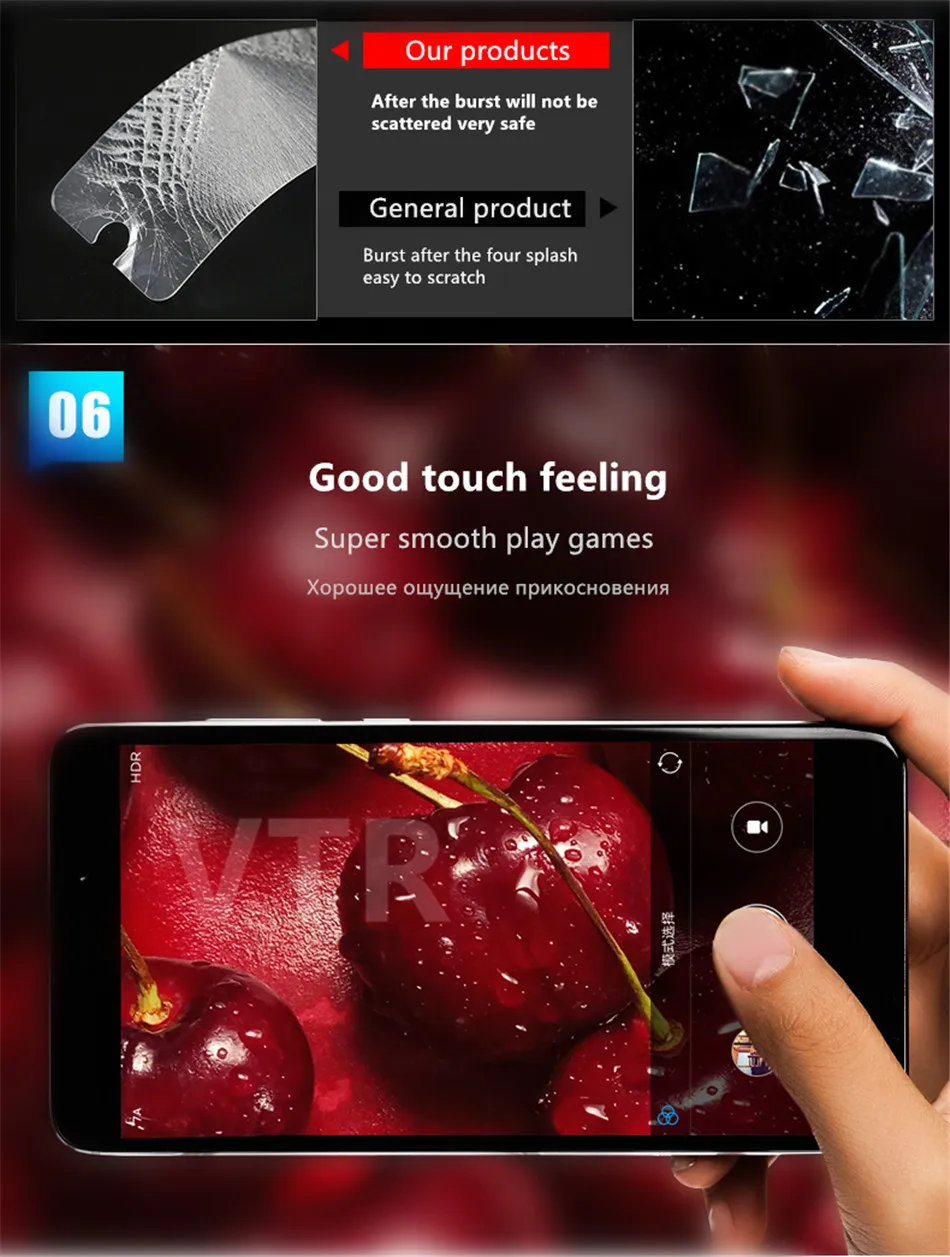 xiaomi redmi 4x glass film7