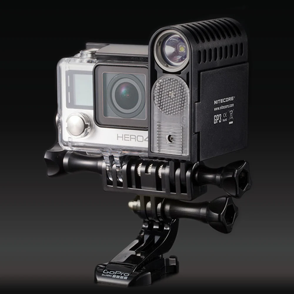 

Free Shipping NITECORE GP3/GP3 CRI + NLGP3 Battery Outdoor Camping LightUltra-versatile Action Camera Light with USB Charging