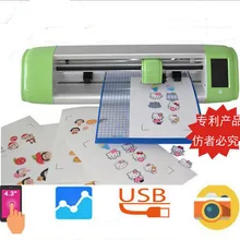 Dech24S Высокое качество камеры Искусство вырезания Дешевые теплообмена поставки мини Roland A3 резки винил резак плоттер с камерой