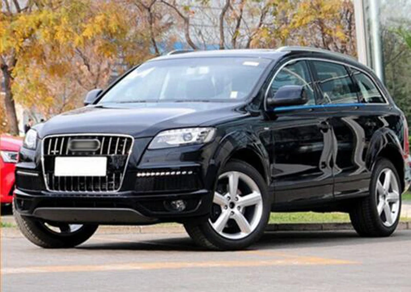 Для 2007 2008 2009 2010 2011 Audi Q7 22-светодиодный прямой крой светодиодный дневные ходовые огни с сигналом поворота автозапчасти