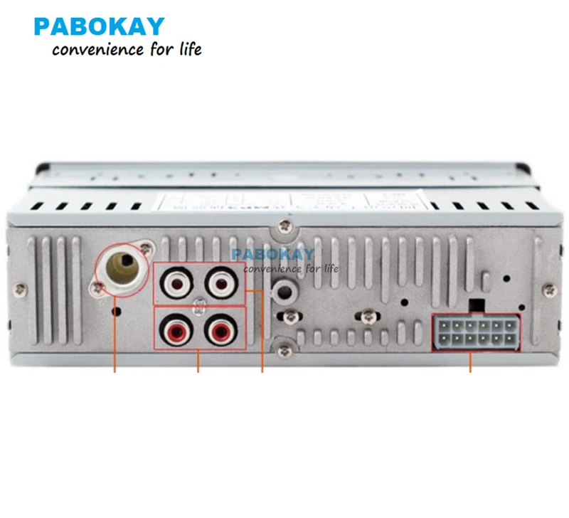 10 шт. X Авторадио автомобиля радио 12 в Bluetooth V2.0 автомобильный аудио стерео In-dash 1 Din FM Aux вход приемник SD USB MP3 MMC WMA