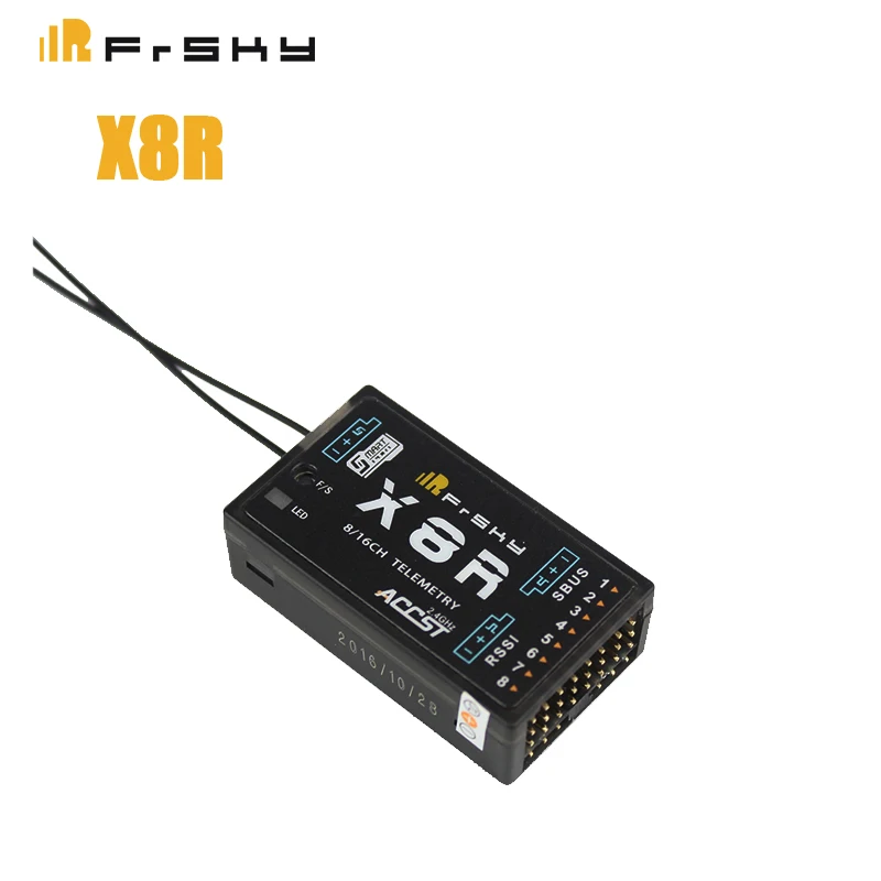 Оригинальный приемник FrSky X8R 8/16 канальный телеметрический для радиоуправляемого