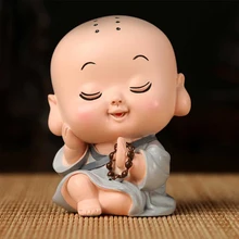 Маленький монах, украшение для автомобильной консоли, Креативные аксессуары для автомобиля, милые украшения для автомобиля