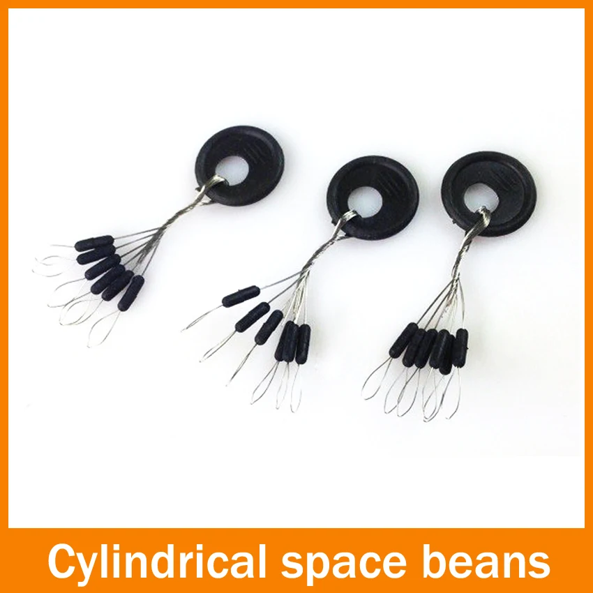 fishing lin Cylindrical space beans Space Bean 120pcs meters beans