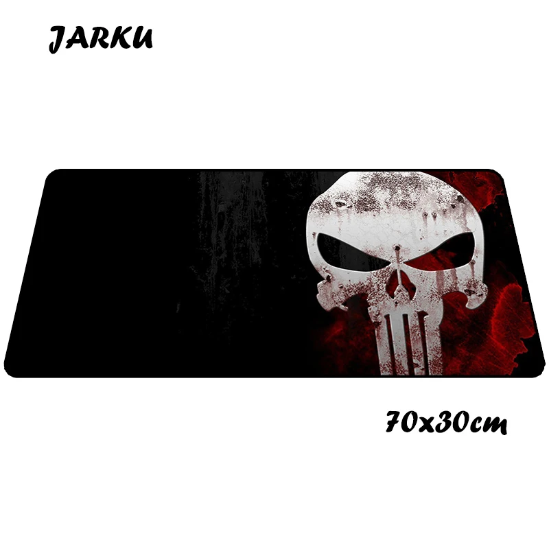 Каратель Череп коврик для мыши персональный 700x300 мм игровой коврик для мыши геймер Коврик для мыши подарок для мальчика коврик для компьютера коврик для ноутбука игровые коврики - Цвет: Size700x300x2mm