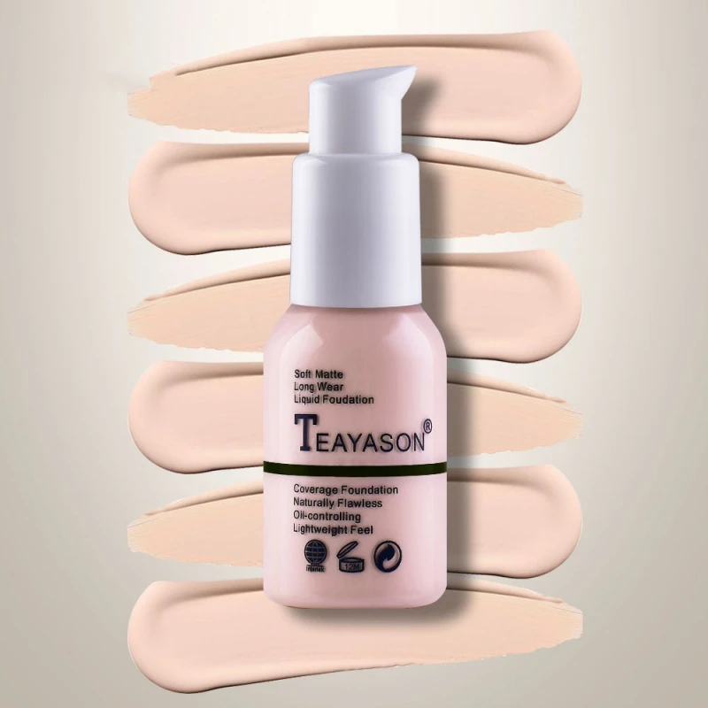 Matte Liquid Foundation Moisturizing Hide Facial Blemishes Even Skin Tone Liquid Concealer BB Cream Matte Liquid Foundation Moisturizing Hide Facial Blemishes Even Skin Tone Liquid Concealer BB Cream