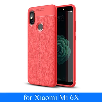 

Silicone Case for Xiaomi Mi 6X Business Style Back Phone Case for Xiaomi 6X Ultra-thin Slim Fitted Shell Fundas Skin+Ring Holder