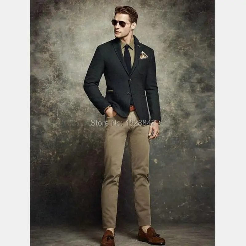 List 102+ Images Black Dress Shirt With Khaki Pants Latest 12/2023