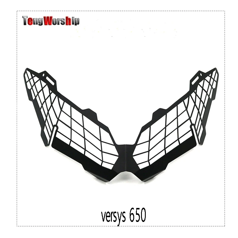 

Motorcycle modification Headlight Grille Guard Cover Protector For Kawasaki VERSYS650 VERSYS 650 VERSYS-650 2015-2019