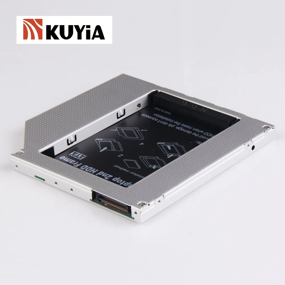 KUYiA 2nd отсек для жесткого диска HDD Caddy 9 5 мм PATA/IDE SATA ноутбуков на вашем ноутбуке 2