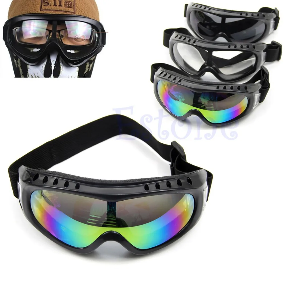Coated Safety font b Skiing b font Goggles Outdoor Sport Dustproof Sunglass Eye Glasses New