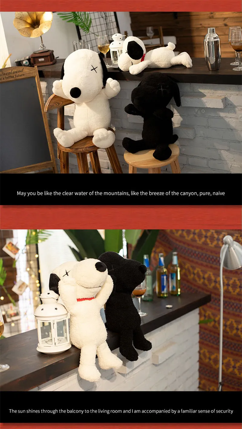  New Snoopy Plush Pillow Stitch Anime Plush Plush Toys Nightmare Before Christmas Girl Toys for Kids Movie & Tv 5