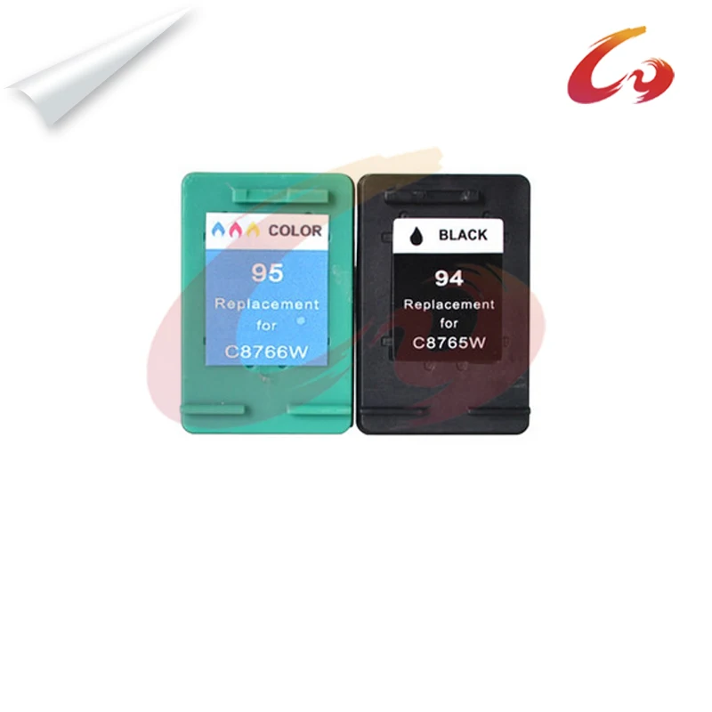 4 шт. для чернильный картридж c8765w c8766w с чернилами HP 94 95 deskjet 5740 6540 6840 9800 9860 5440 psc 1610 1510