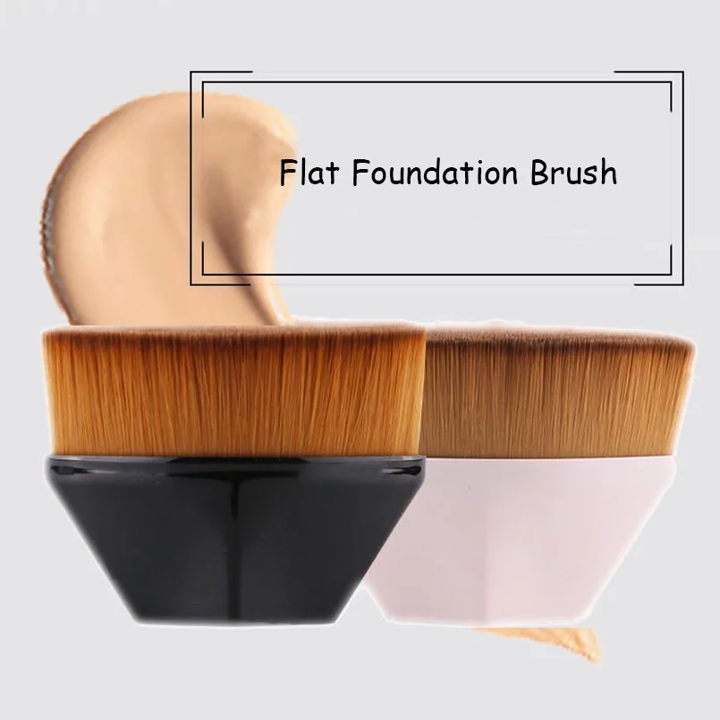 Flower flat foundation brush 4