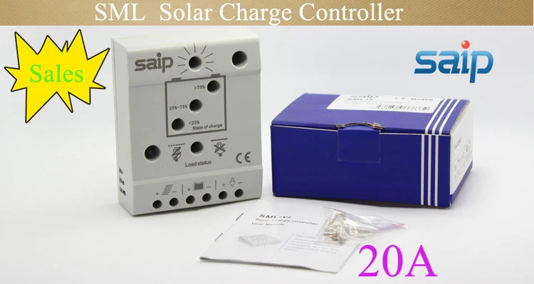 

Low Shipping Cost Price Hot 12/24V Fully Electronocal Efficient LED PWM Solar Street light Charge Controller Circuit SML 20A